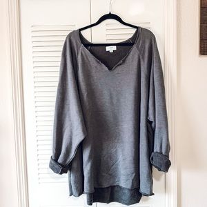 Aerie Charcoal Pullover